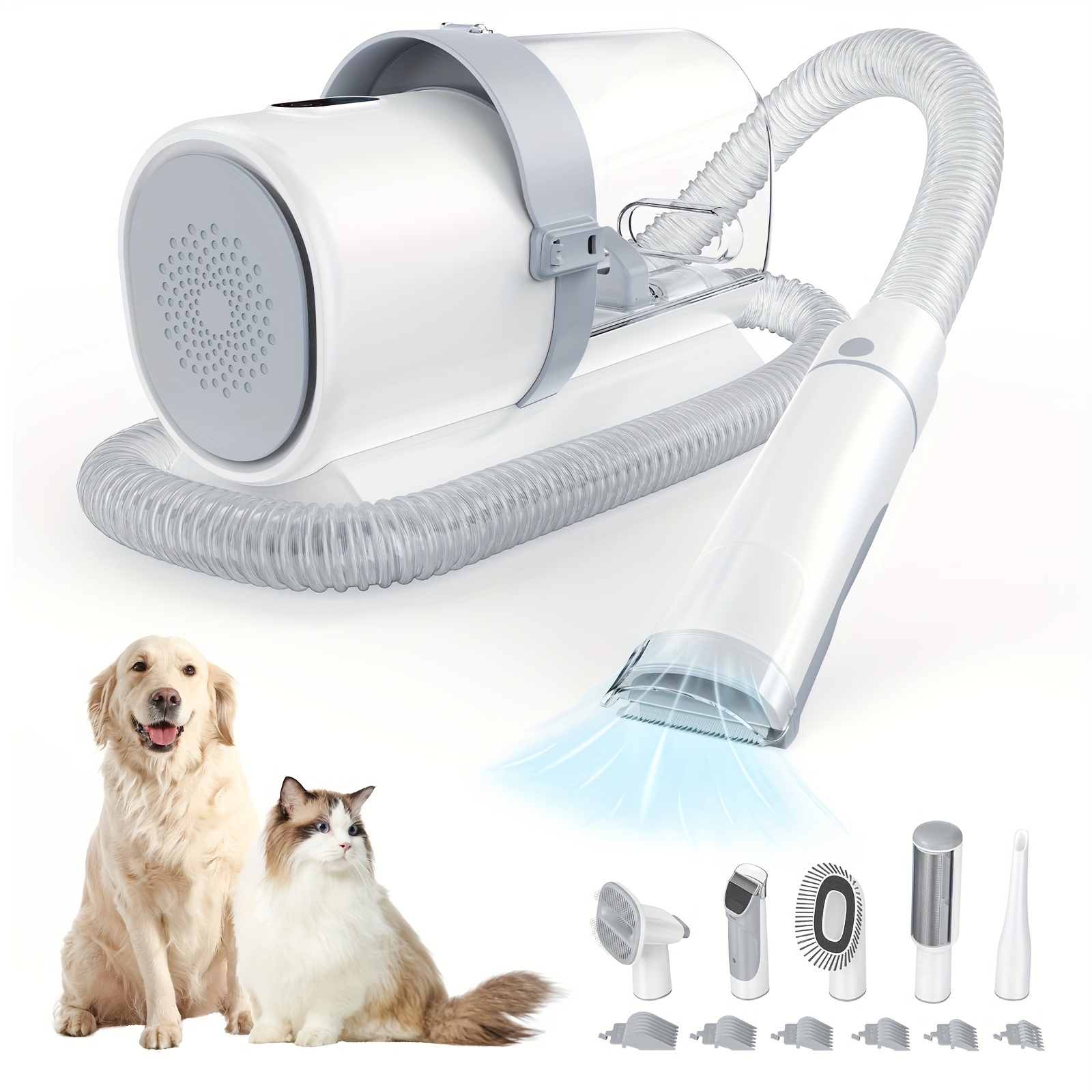 Power Tools Professional - Pet Grooming Vacuum Kit 5 in