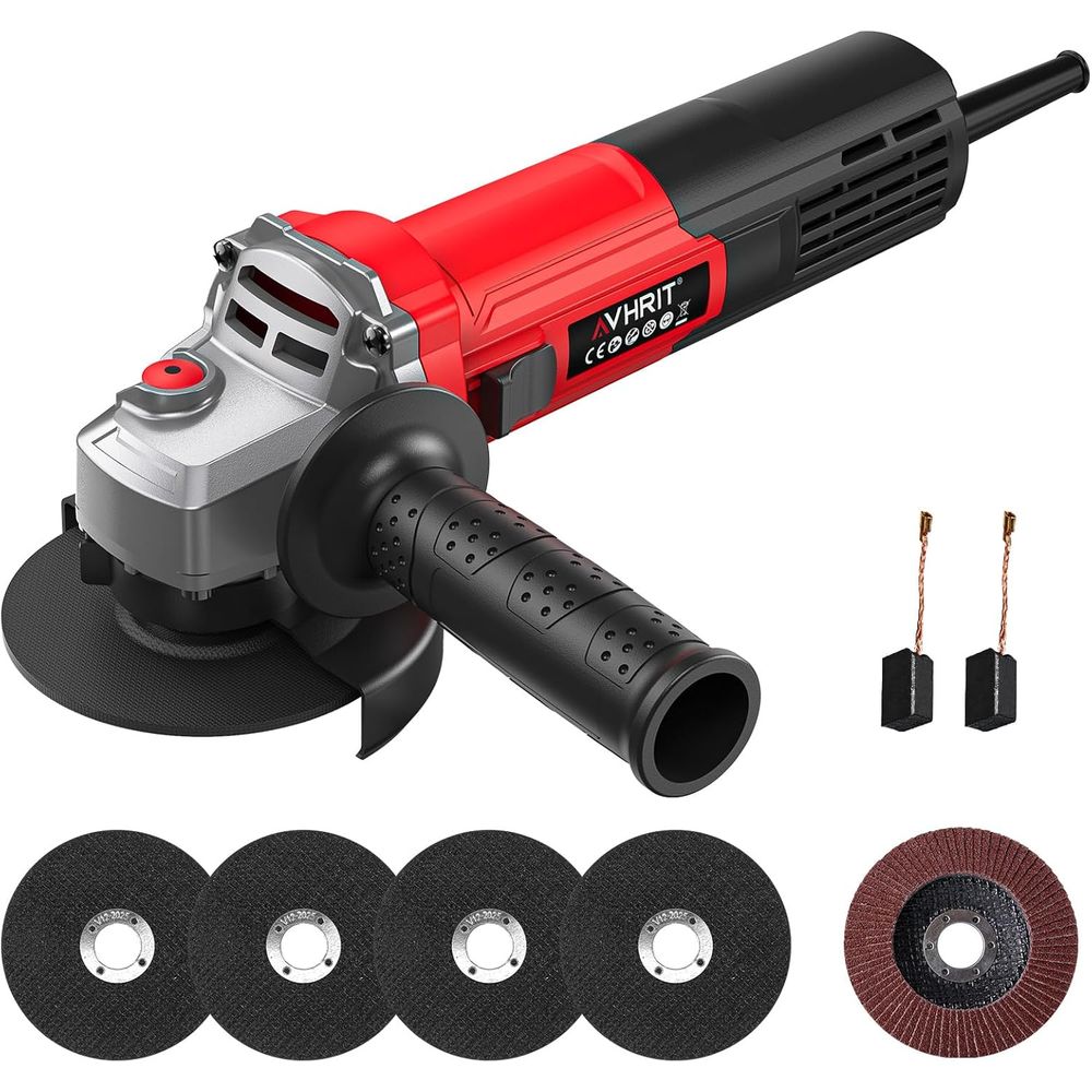 Angle Grinder 4.5 - 10 Amp, 4.5-Inch 12000W High-Speed Angle