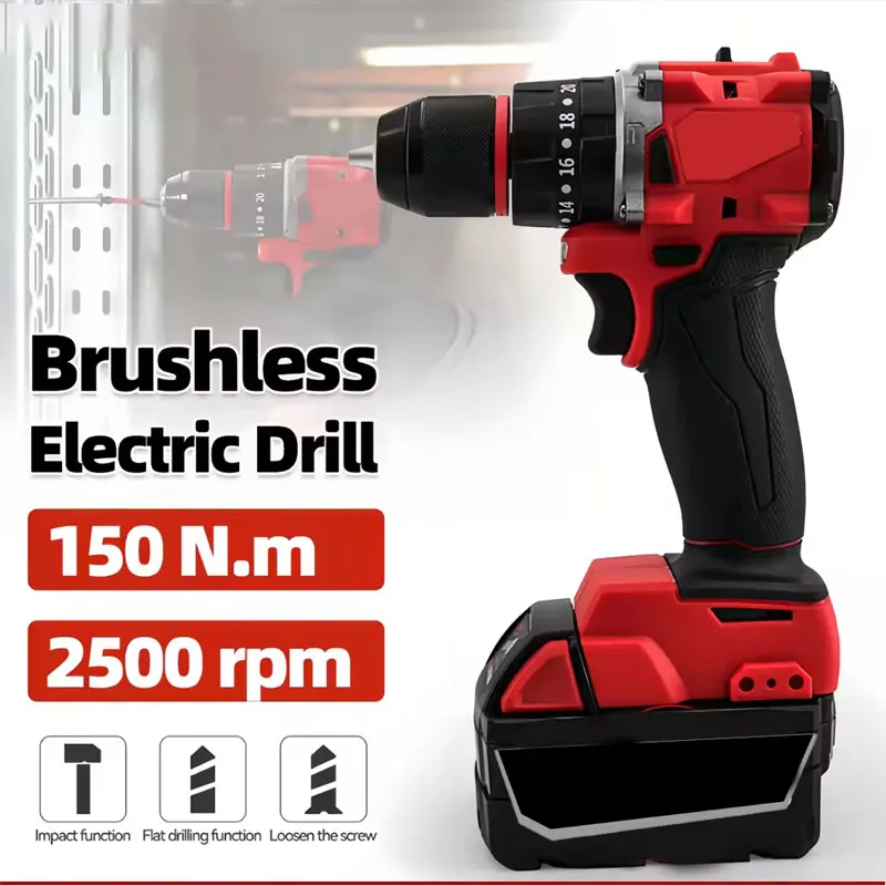 Power Tools Jack - Small Electric Brushless Impact Drill 150Nm
