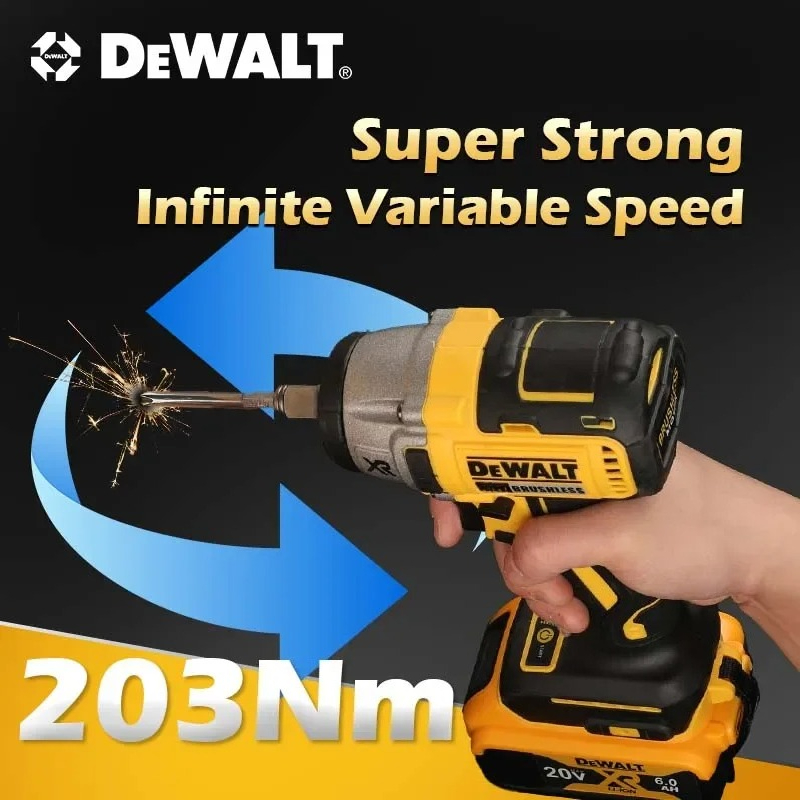 Dewalt Brushless DCF880 205N.M - огляд і ціна Power Tools Impact