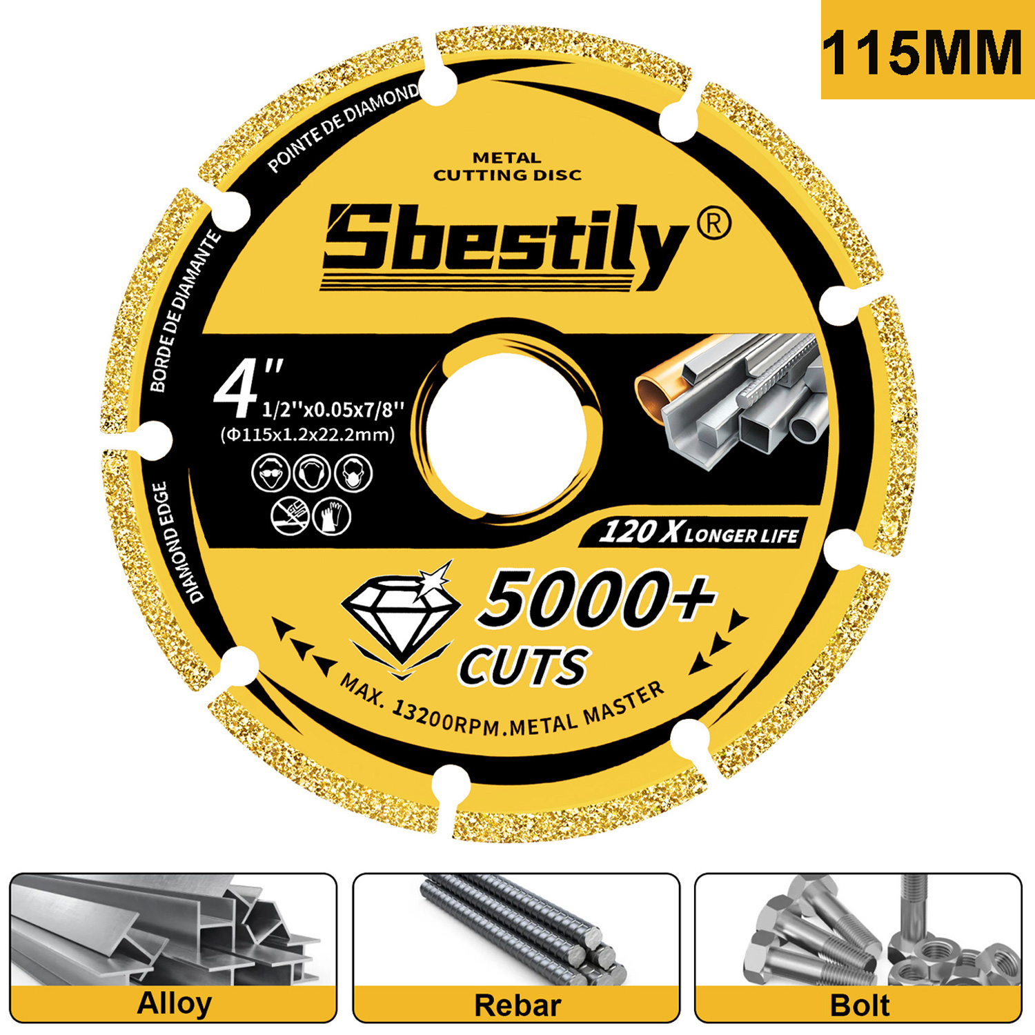115mm Metal Cutting Wheel 4.5  - огляд і ціна Angle Grinder 4.5