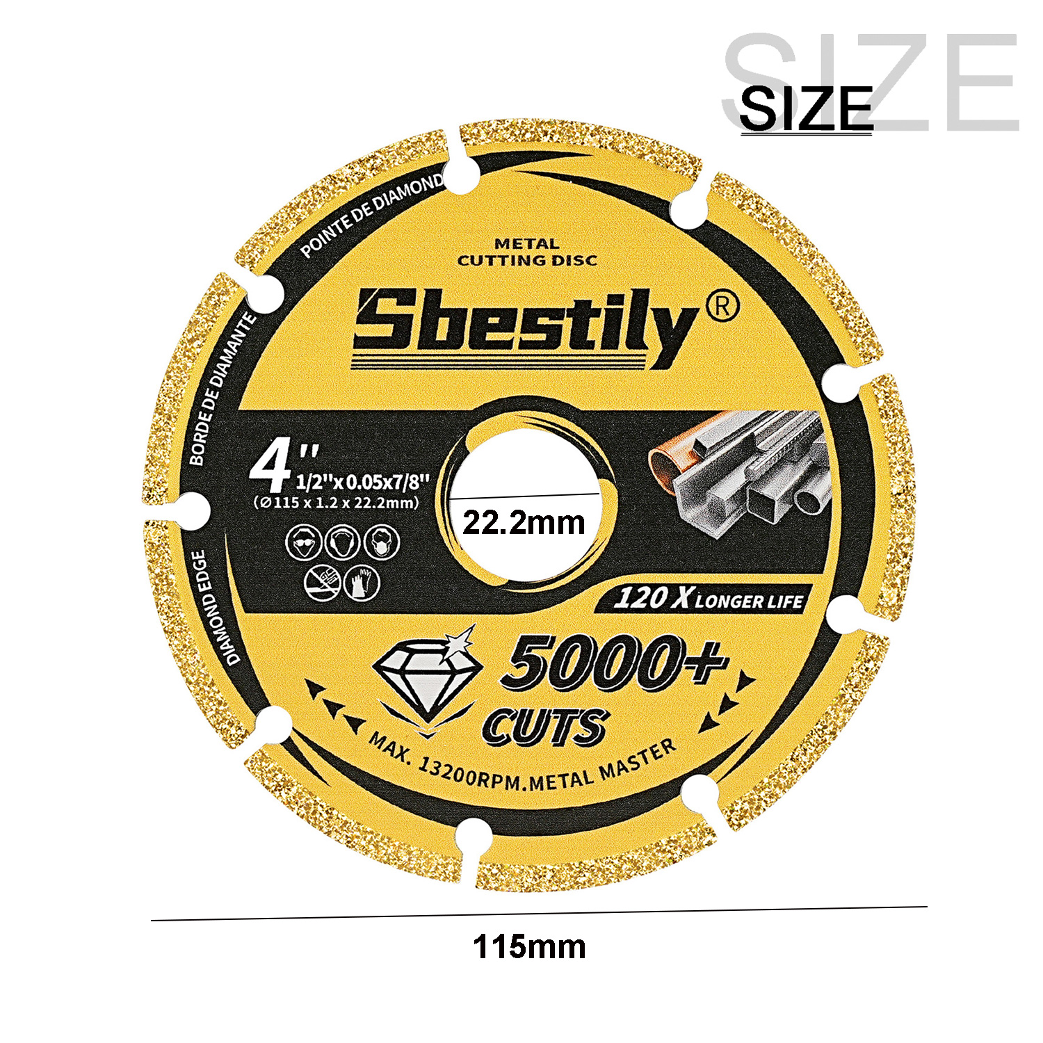 115mm Metal Cutting Wheel 4.5  - огляд і ціна Angle Grinder 4.5