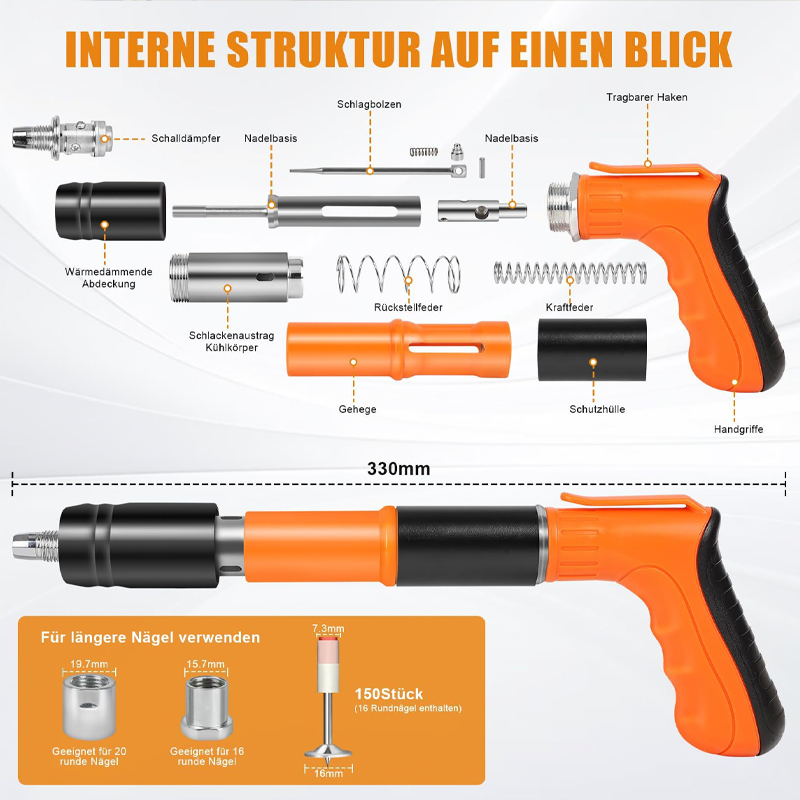 Mini Handheld Steel Metal Conc - огляд і ціна Nail Gun Brad