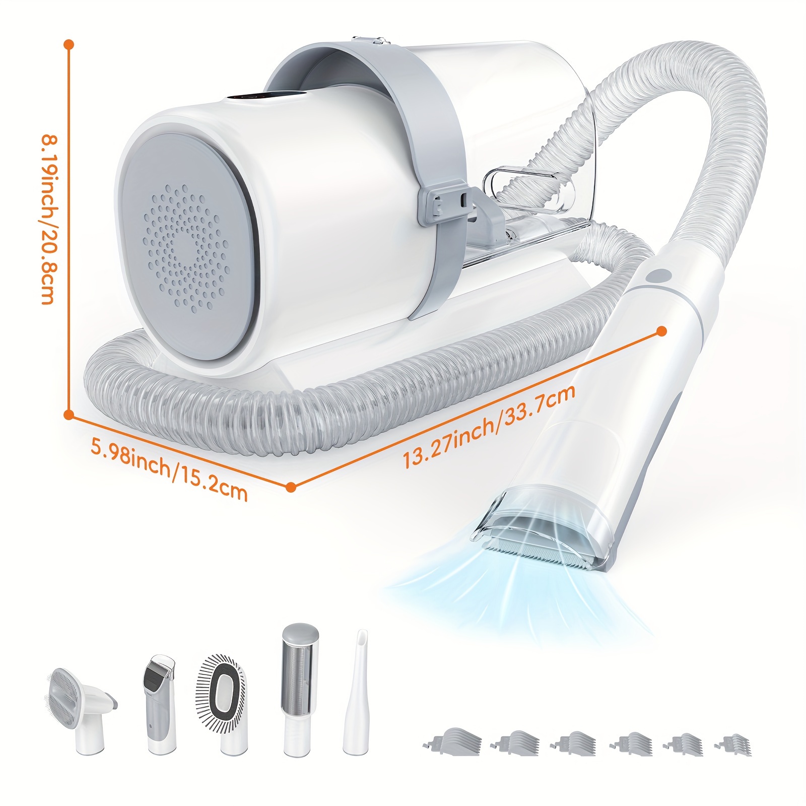 Pet Grooming Vacuum Kit 5 in 1 - огляд і ціна Power Tools Professional