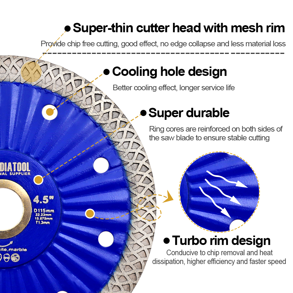 SHDIATOOL Turbo Cutting Disc D - огляд і ціна Angle Grinder 4.5