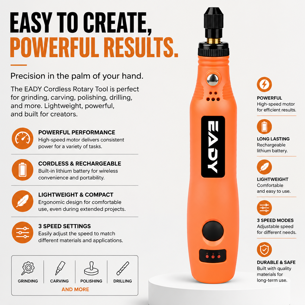 USB Cordless Rotary Tool Kit – - огляд і ціна Power Tools Jack