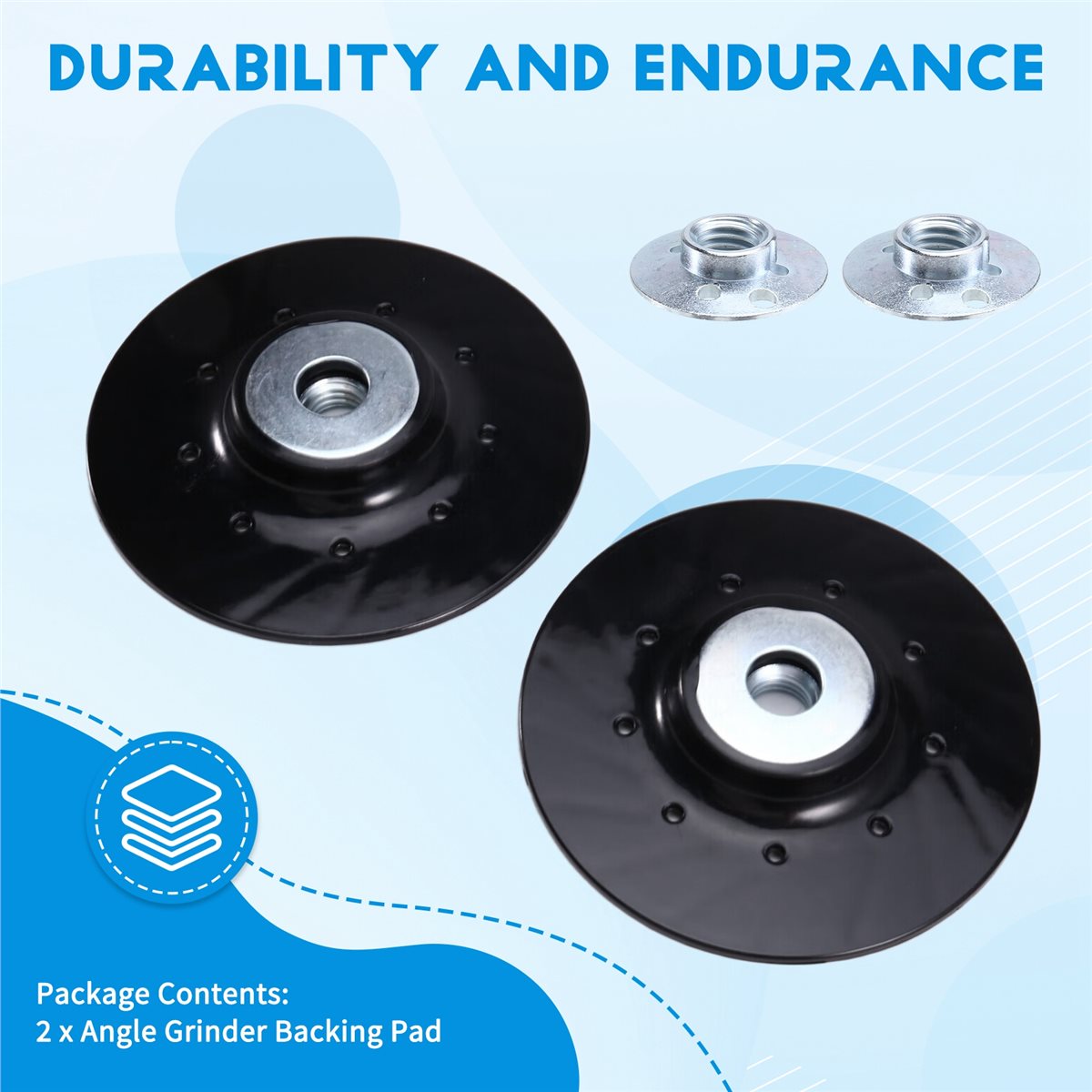 2PCS Angle Grinder Backing Pad - огляд і ціна Angle Grinder 4.5