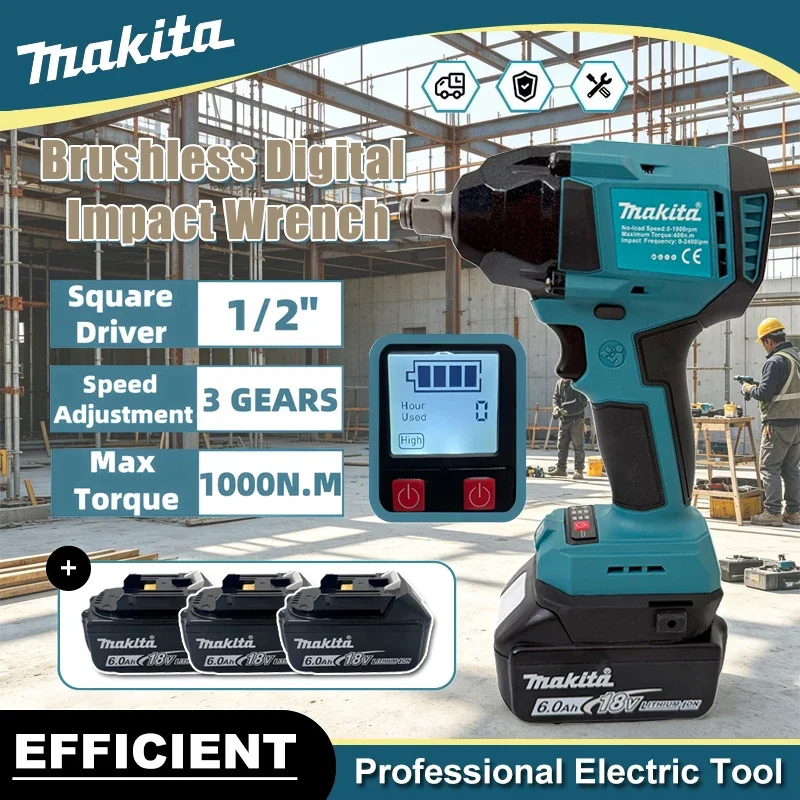 Makita Brushless Digital Displ - огляд і ціна Power Tools Impact