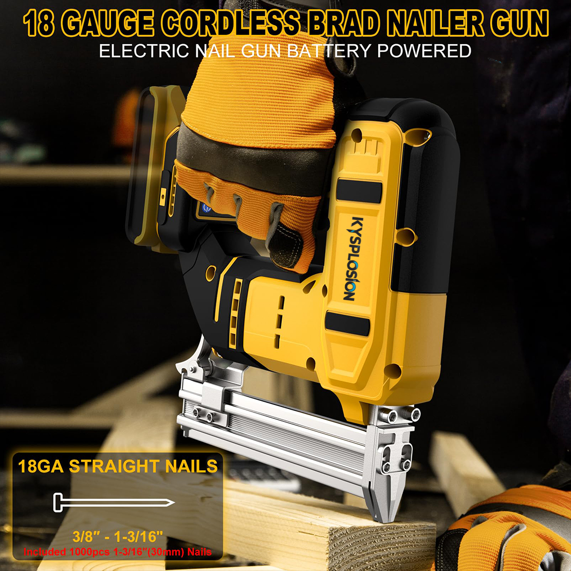 Brushless Nail Gun F30G Tacker - огляд і ціна Nail Gun Brad