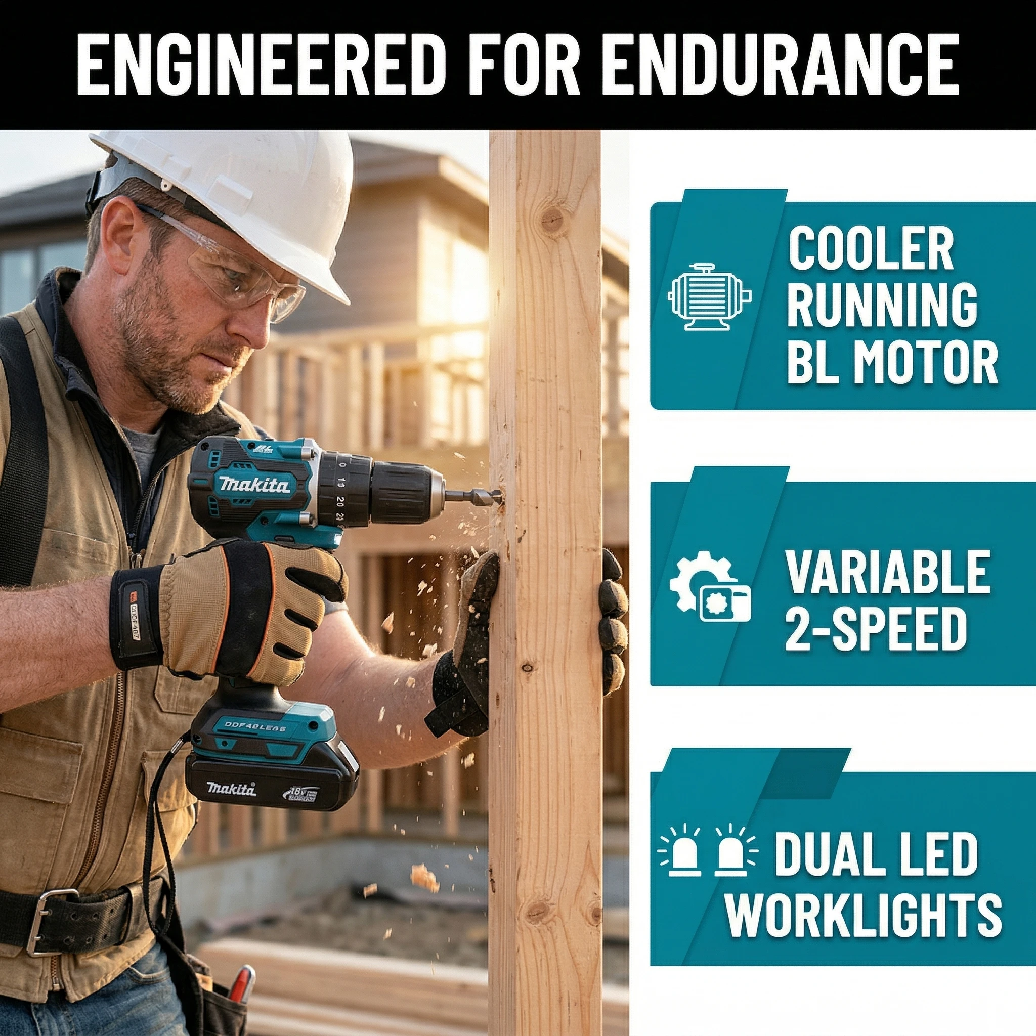 Makita DDF487 Cordless Driver  - огляд і ціна Power Tools Jack