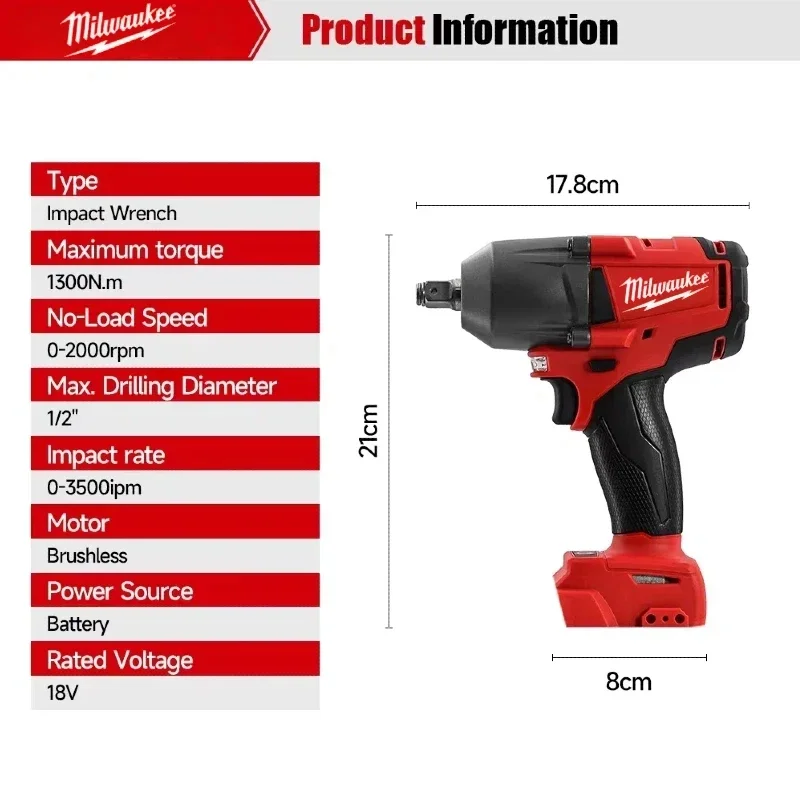 Milwaukee 18V Cordless Impact  - огляд і ціна Power Tools Impact