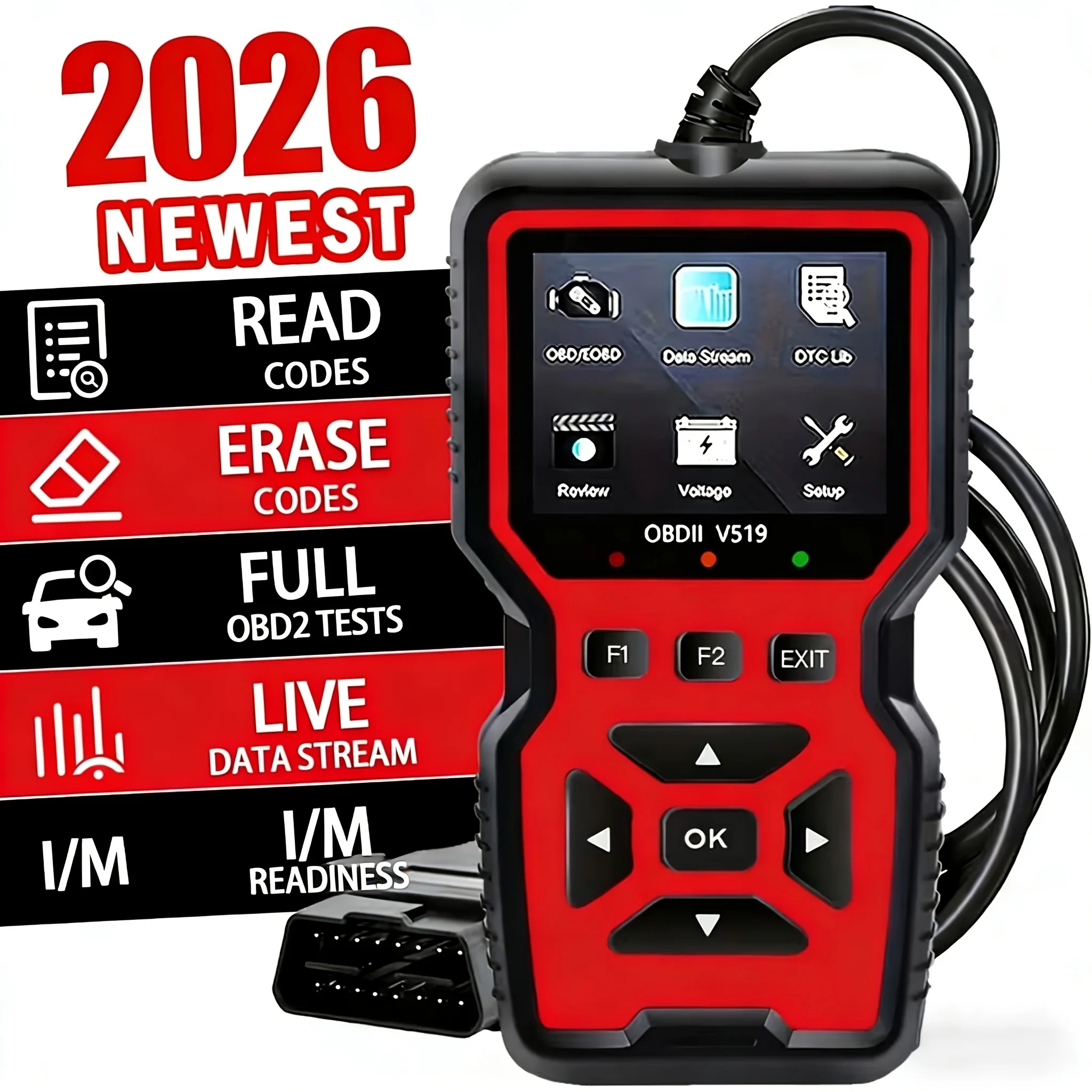 V519 V539 Professional OBD2 Sc - огляд і ціна Power Tools Professional