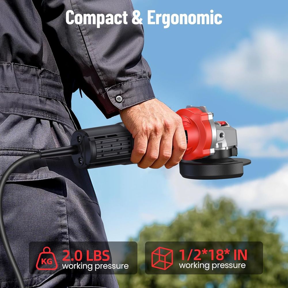 10 Amp, 4.5-Inch 12000W High-S - огляд і ціна Angle Grinder 4.5