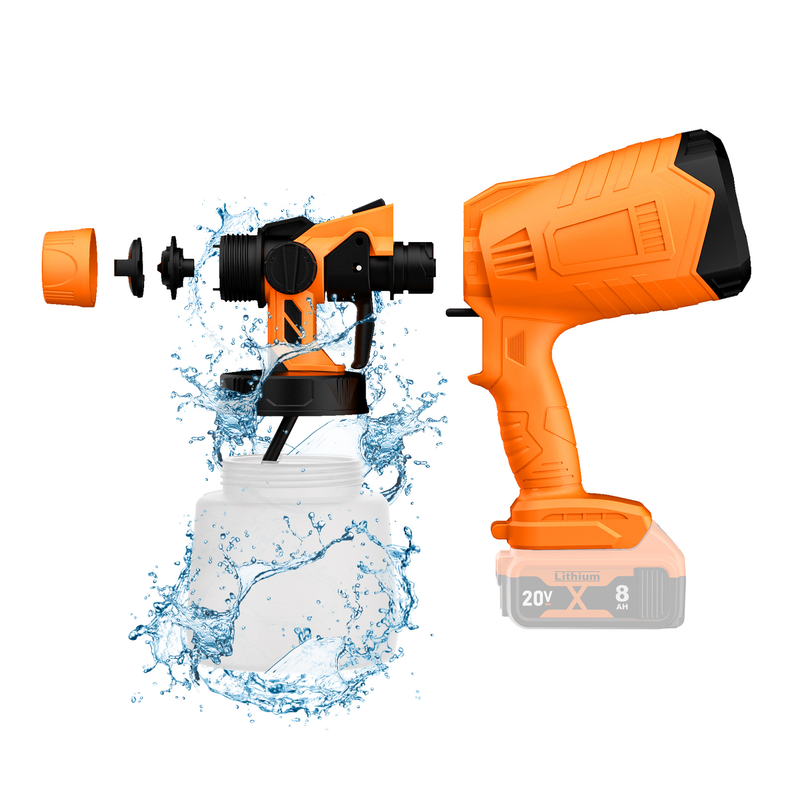 1000ML Electric Spray Gun For  - огляд і ціна Power Tools For Windows